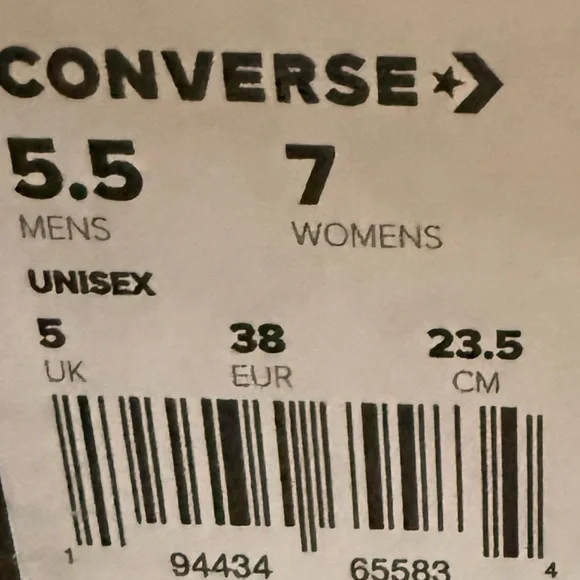 Converse Light Blue High-Top Sneakers - Picture 5 of 5